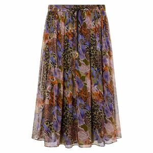 Vintage Fairy Grunge Whimsigoth Chiffon Midi Skirt Womens Medium Hippie Festival